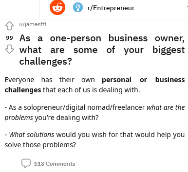 Some Biggest Challenges as a One-Person Business Owner