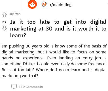 Is It Too Late to Get Into Digital Marketing at Year