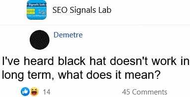 I’ve Heard Black Hat SEO Doesn’t Work in Long Term