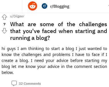 Any Challenges Faced When Starting and Running a Blog